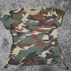 BRAND NEW!!! Women's RIFLESSI Camo Baby-T (Size: Juniors XL)